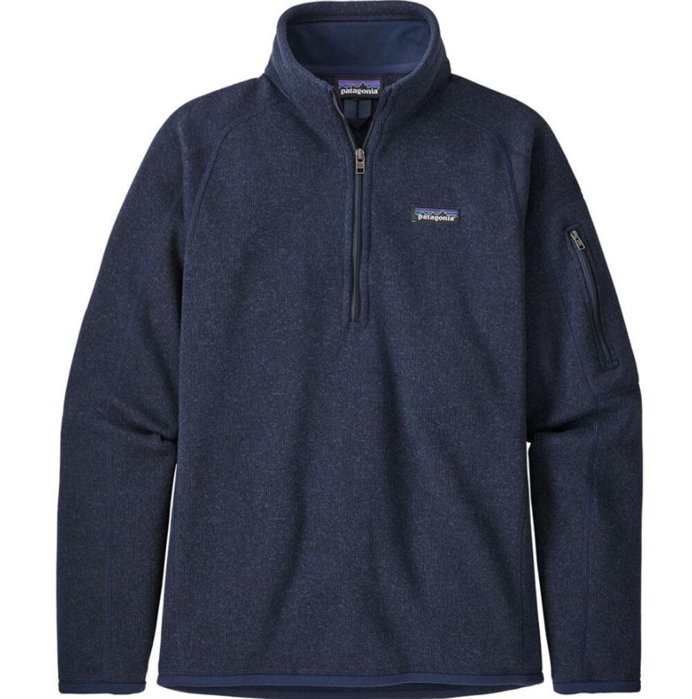 Patagonia Womens Better Sweater Full Zip Hoody Jacket Blue Size XL Fleece EUC